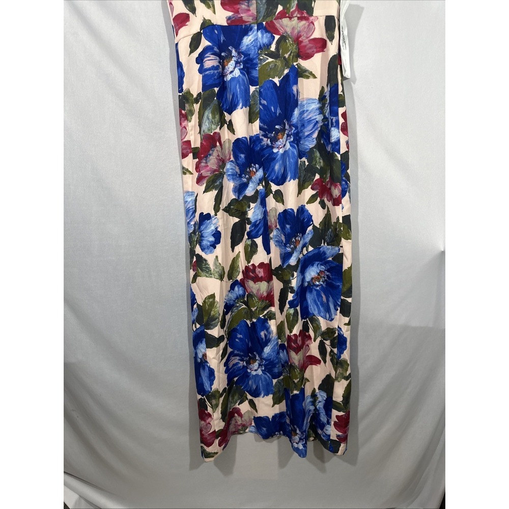 NEW $328 Kay Unger [ 10 ] Laurel One Shoulder Floral Ruffle Side Gown Pink S2043 - Picture 14 of 14